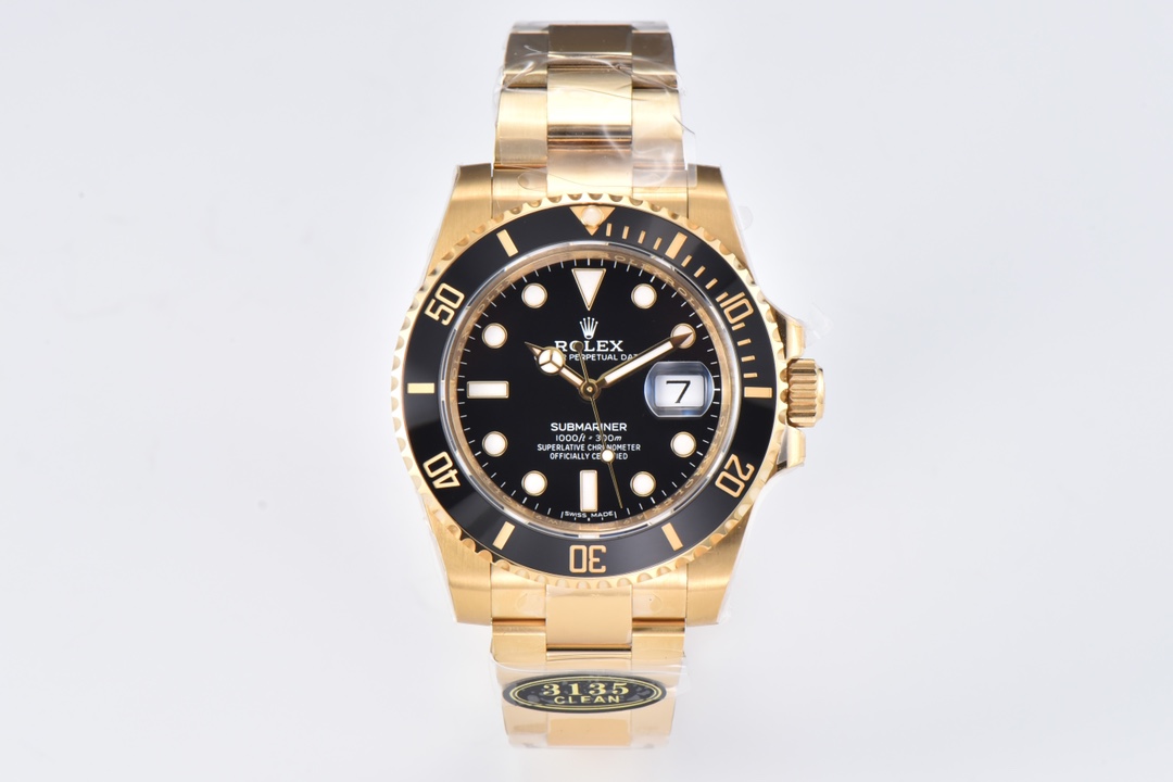 Clean Factory Submariner 116618LN 40mm Black Dial Ceramic Bezel Full Yellow Gold Case 01 1 Clean Factory Submariner 116618LN 40mm Black Dial Ceramic Bezel Full Yellow Gold Case 01 1