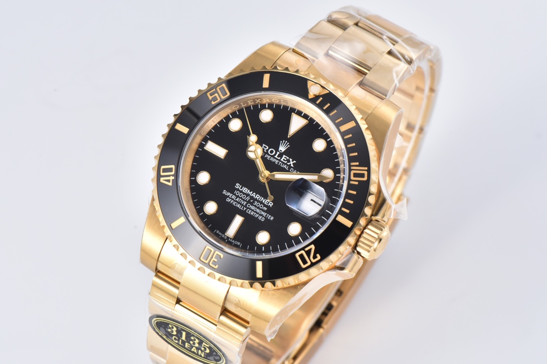 Clean Factory Submariner 116618LN 40mm Black Dial Ceramic Bezel Full Yellow Gold Case 02 Clean Factory Submariner 116618LN 40mm Black Dial Ceramic Bezel Full Yellow Gold Case 02
