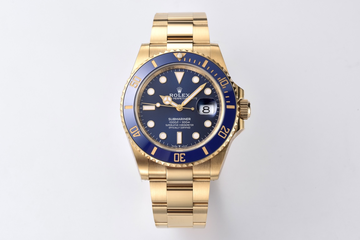 Clean Factory Submariner 126618LB 41mm Blue Dial Ceramic Bezel Full Yellow Gold Plated Case Oyster Bracelet SH3235 Movement 01 Clean Factory Submariner 126618LB 41mm Blue Dial Ceramic Bezel Full Yellow Gold Plated Case Oyster Bracelet SH3235 Movement 01