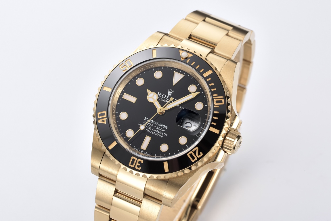 Clean Factory Submariner 126618LN 41mm Black Dial Ceramic Bezel Full Yellow Gold Plated Case Oyster Bracelet SH3235 Movement 02 Clean Factory Submariner 126618LN 41mm Black Dial Ceramic Bezel Full Yellow Gold Plated Case Oyster Bracelet SH3235 Movement 02