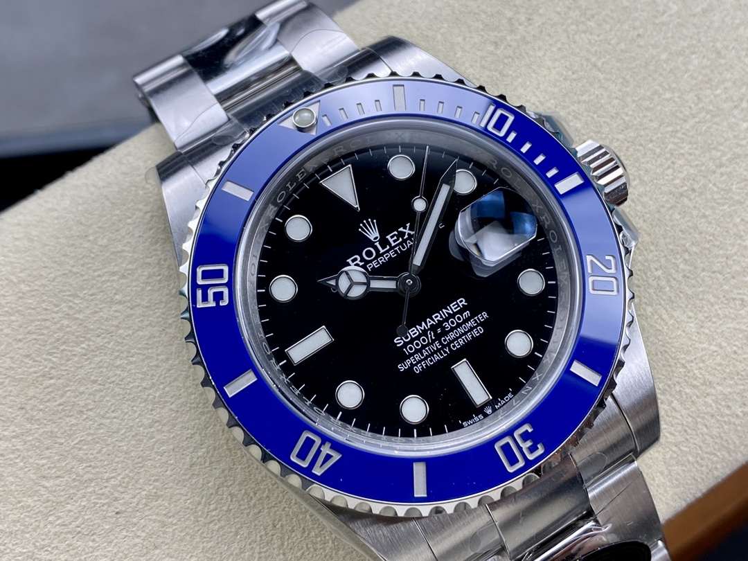 Clean Factory Submariner 126619LB 41mm Smurf Cookie Monster Blue Bezel Black Dial Superclone 3235 Movement 02