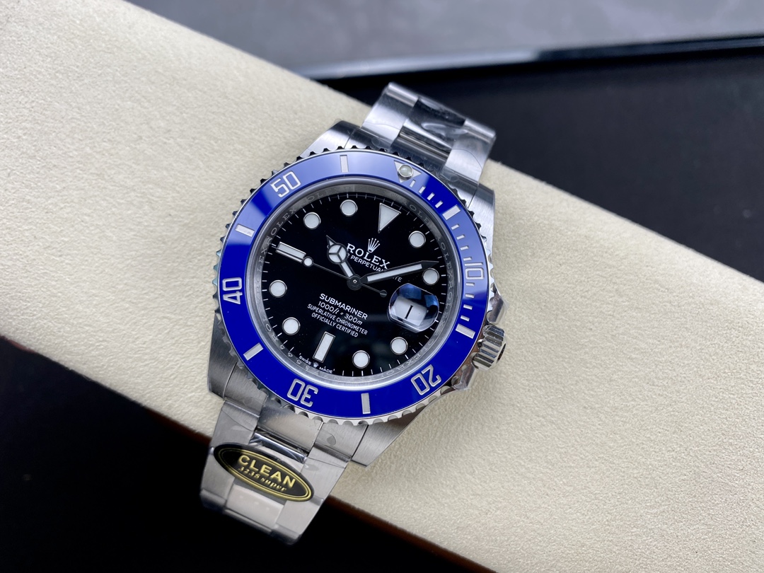 Clean Factory Submariner 126619LB 41mm Smurf Cookie Monster Blue Bezel Black Dial Superclone 3235 Movement 05