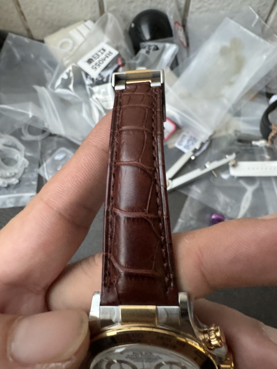 Clean Factory Watch Daytoan 116503 White Dial Yellow Gold Bezel 904L Steel Case Alligator Strap DD4130 Movement 13 Clean Factory Watch Daytoan 116503 White Dial Yellow Gold Bezel 904L Steel Case Alligator Strap DD4130 Movement 13