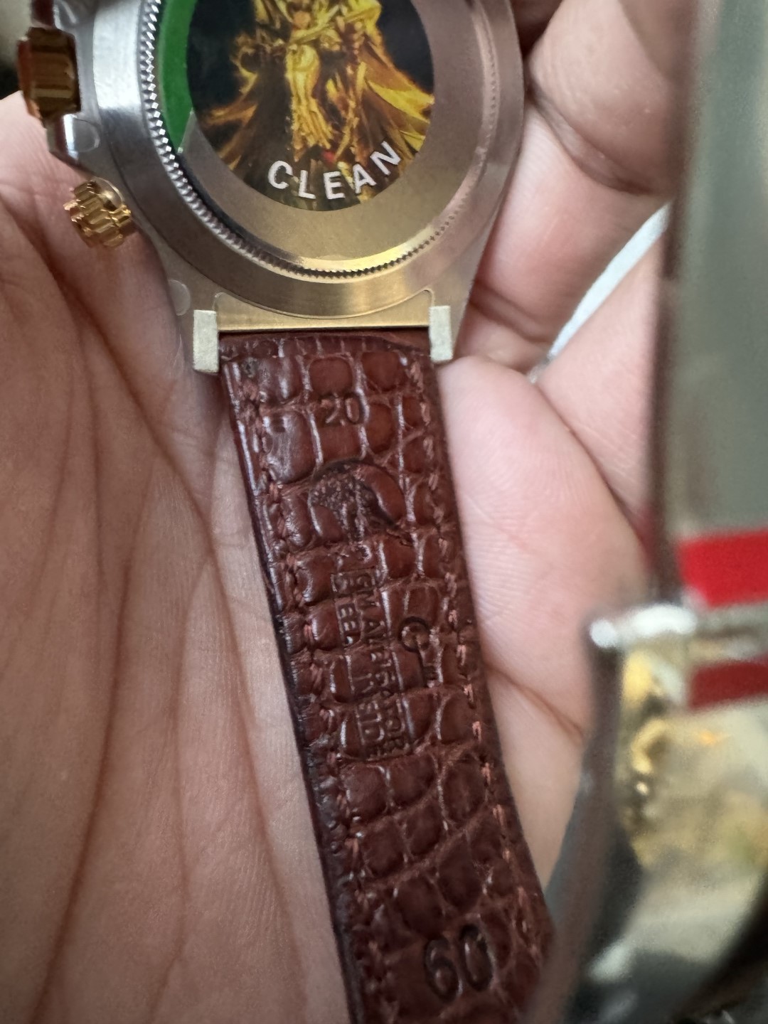 Clean Factory Watch Daytoan 116503 White Dial Yellow Gold Bezel 904L Steel Case Alligator Strap DD4130 Movement 14 Clean Factory Watch Daytoan 116503 White Dial Yellow Gold Bezel 904L Steel Case Alligator Strap DD4130 Movement 14