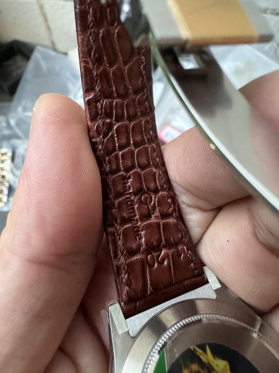 Clean Factory Watch Daytoan 116503 White Dial Yellow Gold Bezel 904L Steel Case Alligator Strap DD4130 Movement 16 Clean Factory Watch Daytoan 116503 White Dial Yellow Gold Bezel 904L Steel Case Alligator Strap DD4130 Movement 16