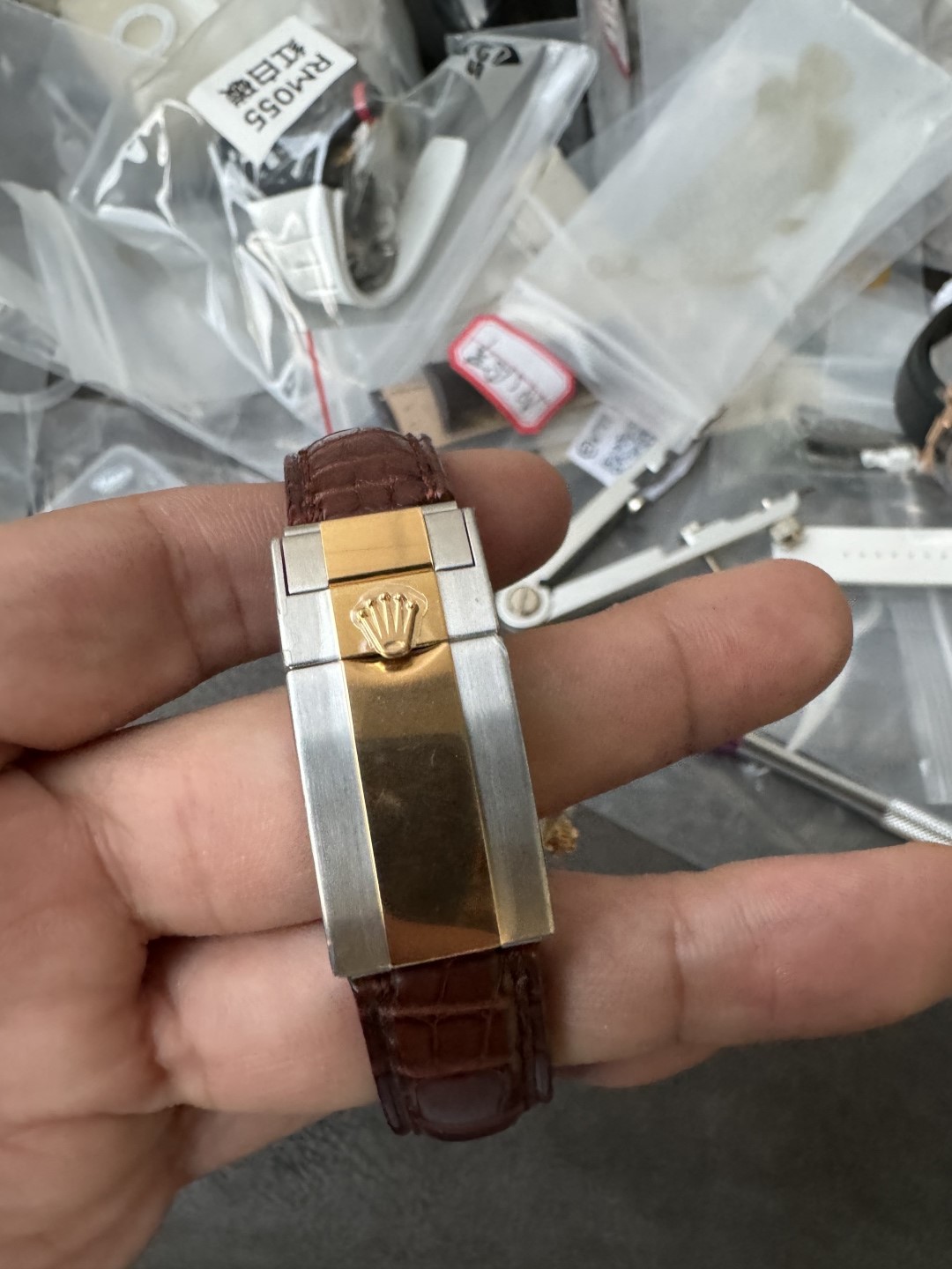 Clean Factory Watch Daytoan 116503 White Dial Yellow Gold Bezel 904L Steel Case Alligator Strap DD4130 Movement 17 Clean Factory Watch Daytoan 116503 White Dial Yellow Gold Bezel 904L Steel Case Alligator Strap DD4130 Movement 17