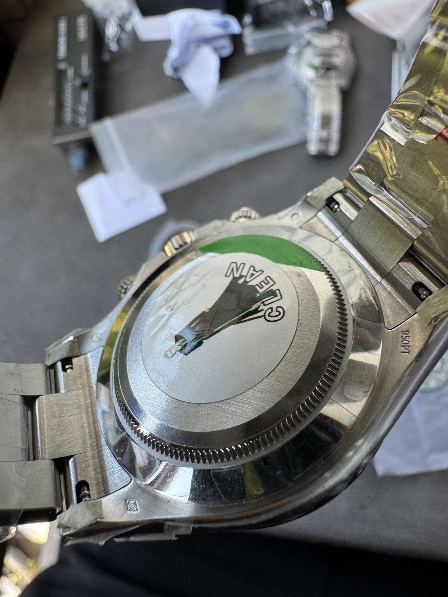 Clean Factory Watch Daytona 116506 Ice Blue Dial Arabic Hour Markers 904L Steel Case Bracelet DD4130 Movement 08 Clean Factory Watch Daytona 116506 Ice Blue Dial Arabic Hour Markers 904L Steel Case Bracelet DD4130 Movement 08