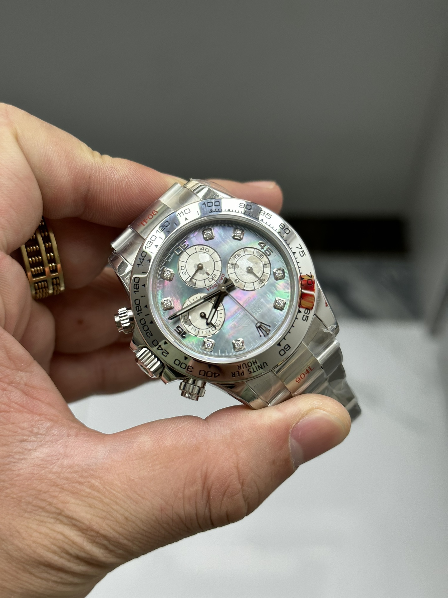 Clean Factory Watch Daytona 116509 Black Mother of Pearl Dial Diamond Hors Markers SuperClone 4130 Movement 09 Clean Factory Watch Daytona 116509 Black Mother of Pearl Dial Diamond Hors Markers SuperClone 4130 Movement 09