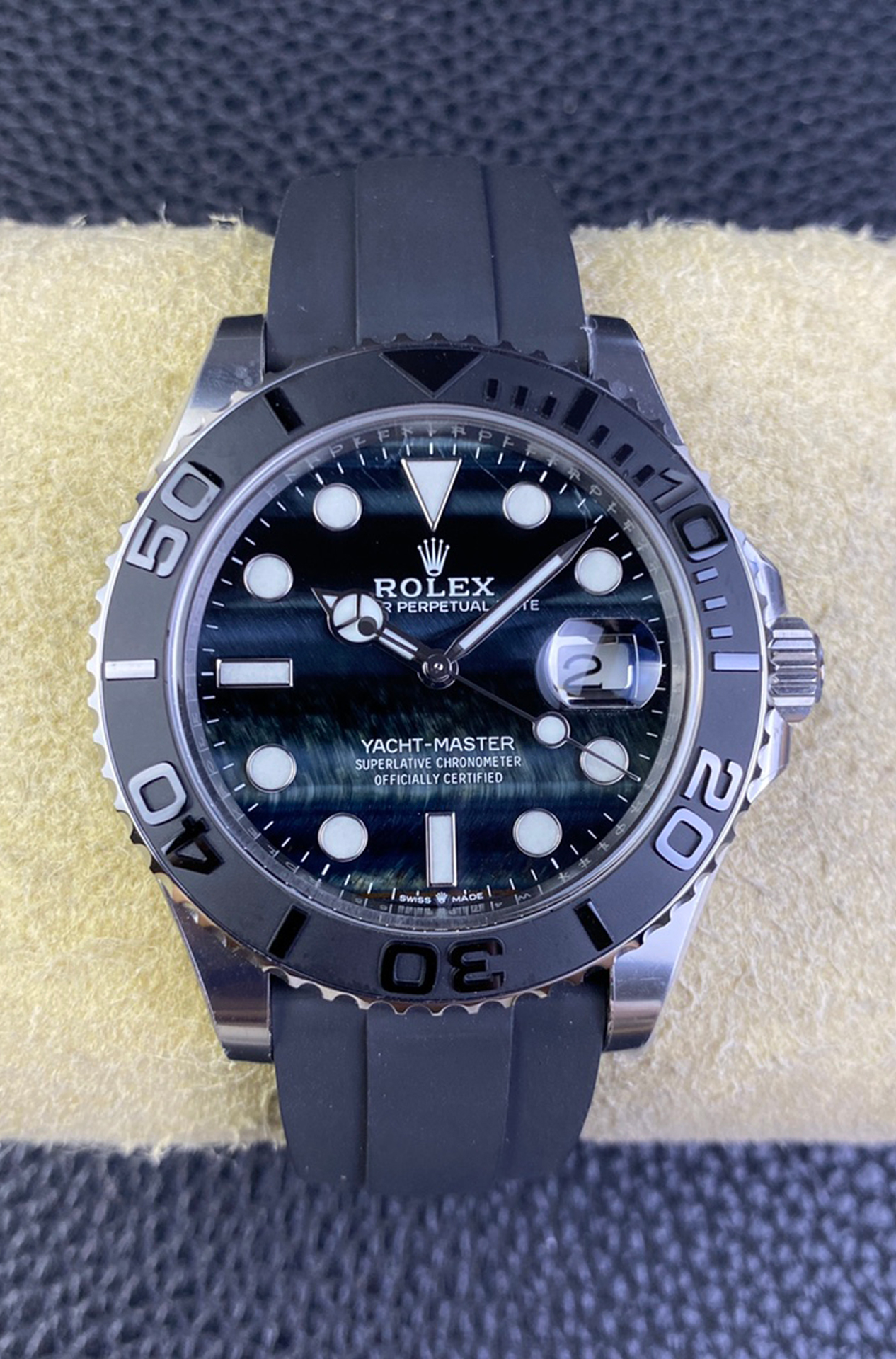 Clean Factory Watch Yacht Master 226659 42mm Falcons Eye Dial Oystersteel Case 3D Black Ceramic Bezel Oysterflex Strap SH3235 Movement 00 Clean Factory Watch Yacht Master 226659 42mm Falcons Eye Dial Oystersteel Case 3D Black Ceramic Bezel Oysterflex Strap SH3235 Movement 00