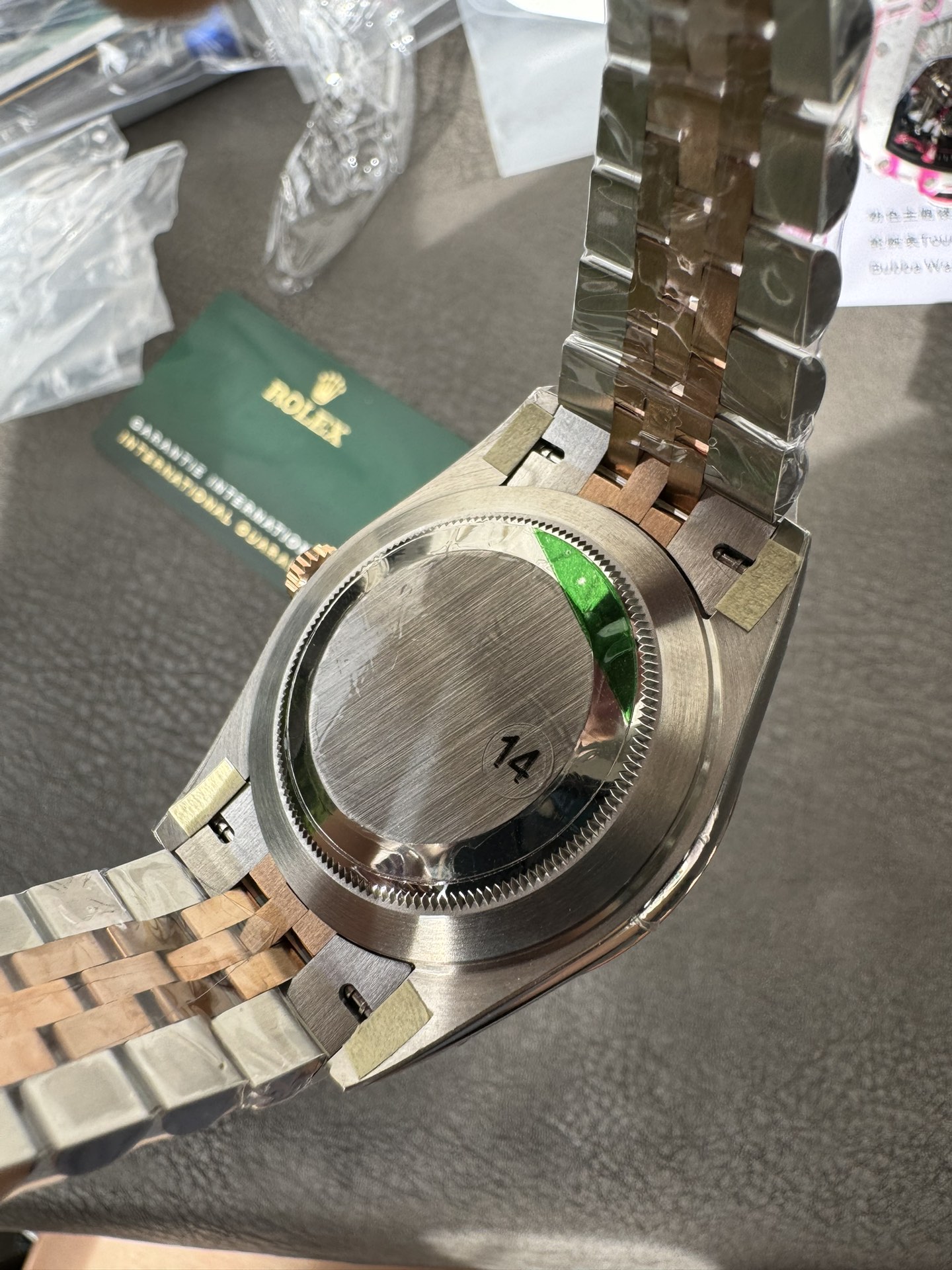 Clean Factory Watch Datejust 41 M126331 0020 Grey Fluted Motif Dial Rose Gold and Oyster Steel Bracelet SH3235 Movement 07 Clean Factory Watch Datejust 41 M126331 0020 Grey Fluted Motif Dial Rose Gold and Oyster Steel Bracelet SH3235 Movement 07