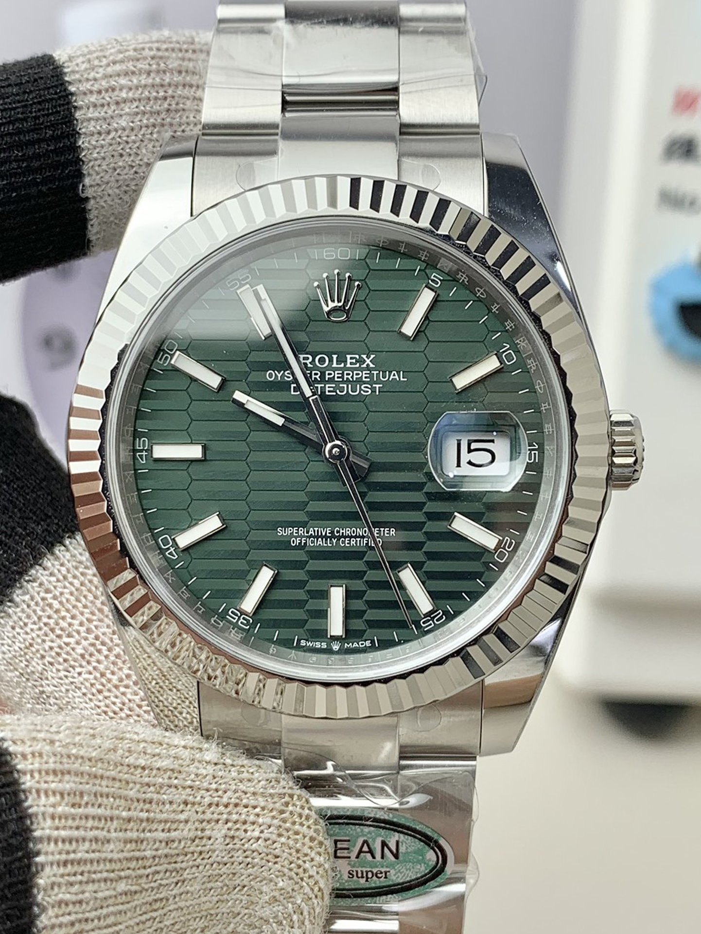 Victory Factory Watch Rolex Datejust 41 N126334 0029 Green Fluted Motif Dial 904L Steel Material Oyster Bracelet SH3235 Cabiler 00 Clean Factory Watch Rolex Datejust 41 N126334 0029 Green Fluted Motif Dial 904L Steel Material Oyster Bracelet SH3235 Cabiler 00