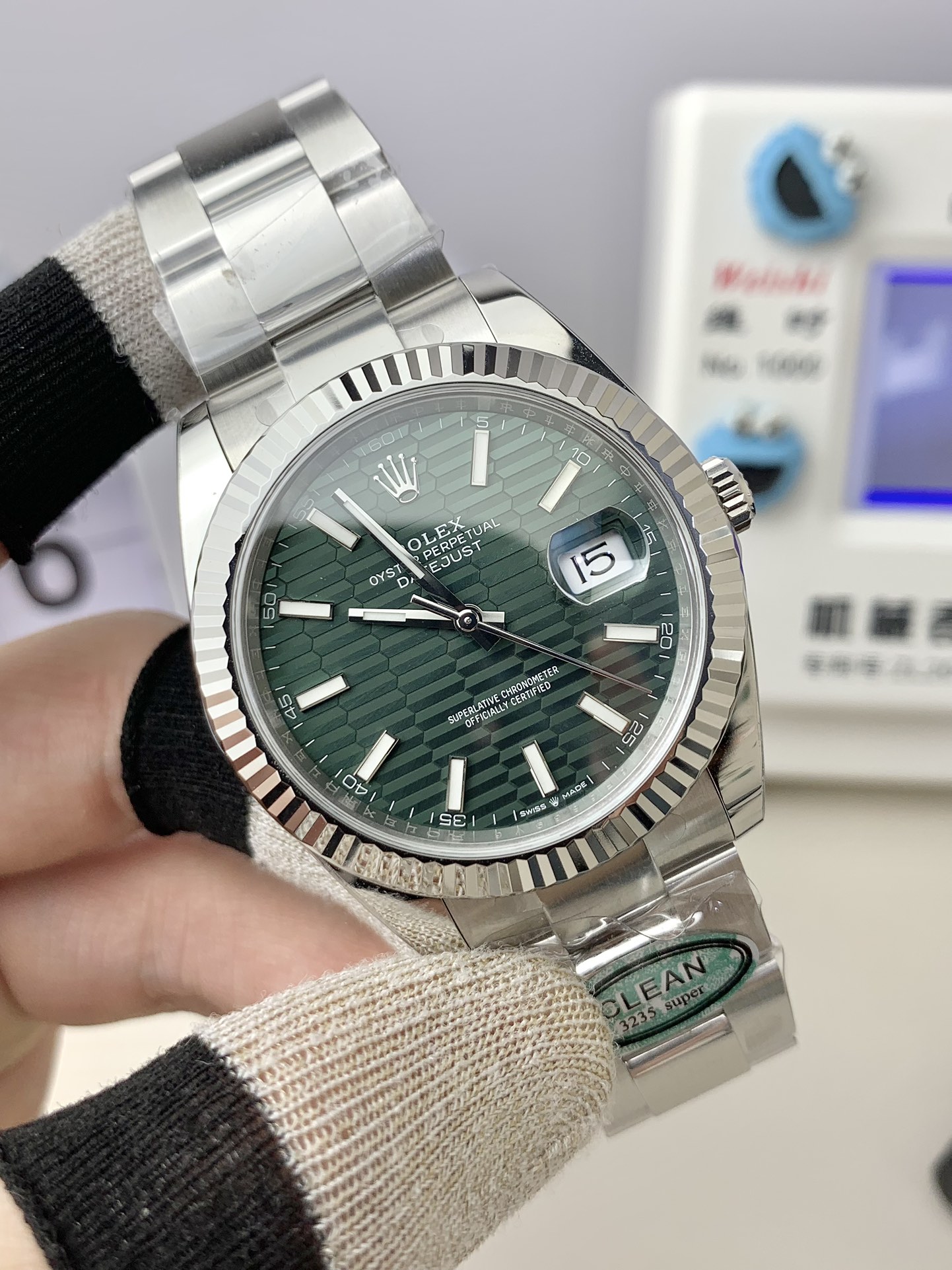 Victory Factory Watch Rolex Datejust 41 N126334 0029 Green Fluted Motif Dial 904L Steel Material Oyster Bracelet SH3235 Cabiler 02 Clean Factory Watch Rolex Datejust 41 N126334 0029 Green Fluted Motif Dial 904L Steel Material Oyster Bracelet SH3235 Cabiler 02