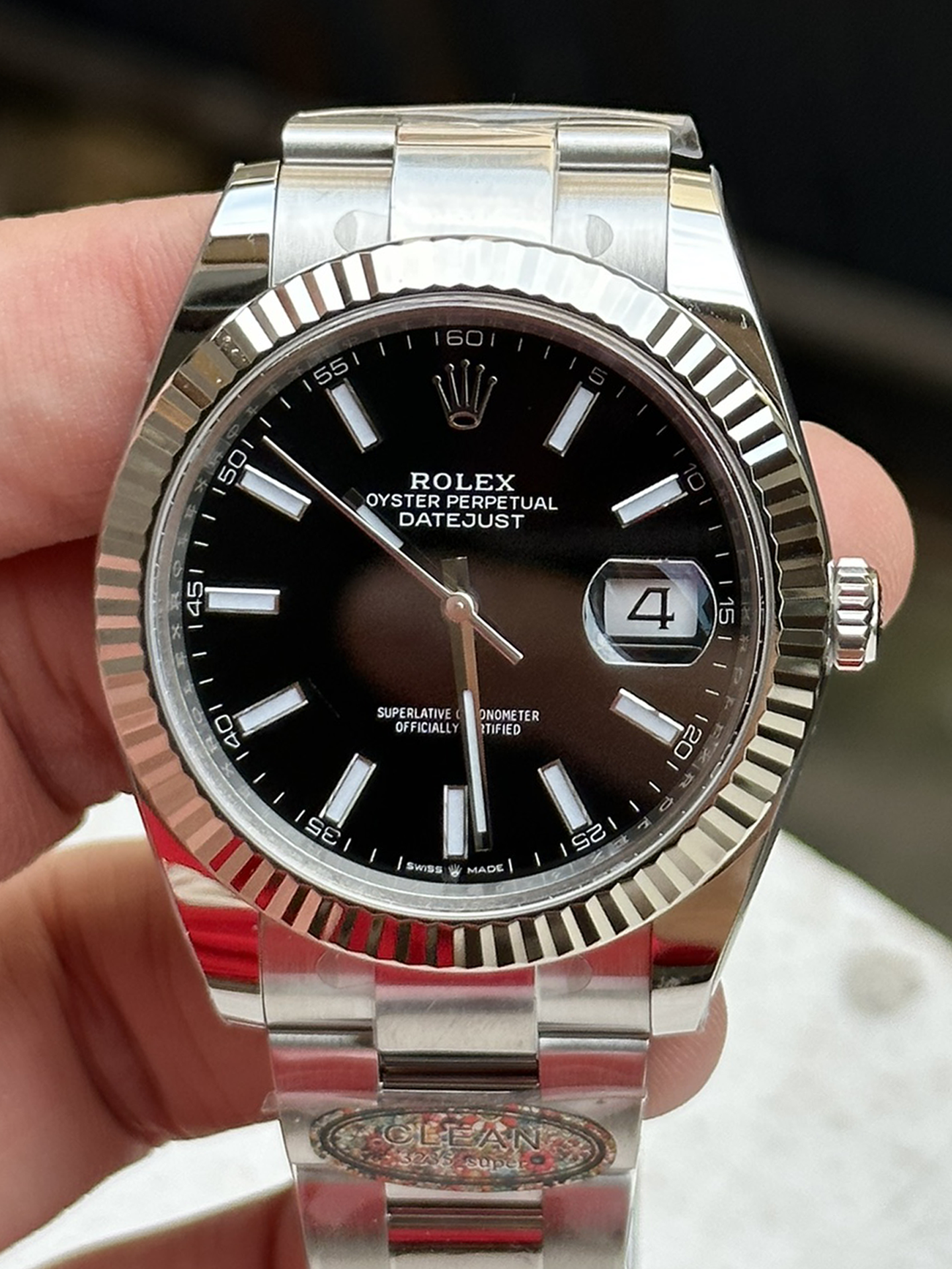 Clean Factory Watch Rolex Datejust 41mm 126334 Black Dial Fluted Bezel Luminous Hour Markers Oyster Bracelet SH3235 Movement 00 Clean Factory Watch Rolex Datejust 41mm 126334 Black Dial Fluted Bezel Luminous Hour Markers Oyster Bracelet SH3235 Movement 00