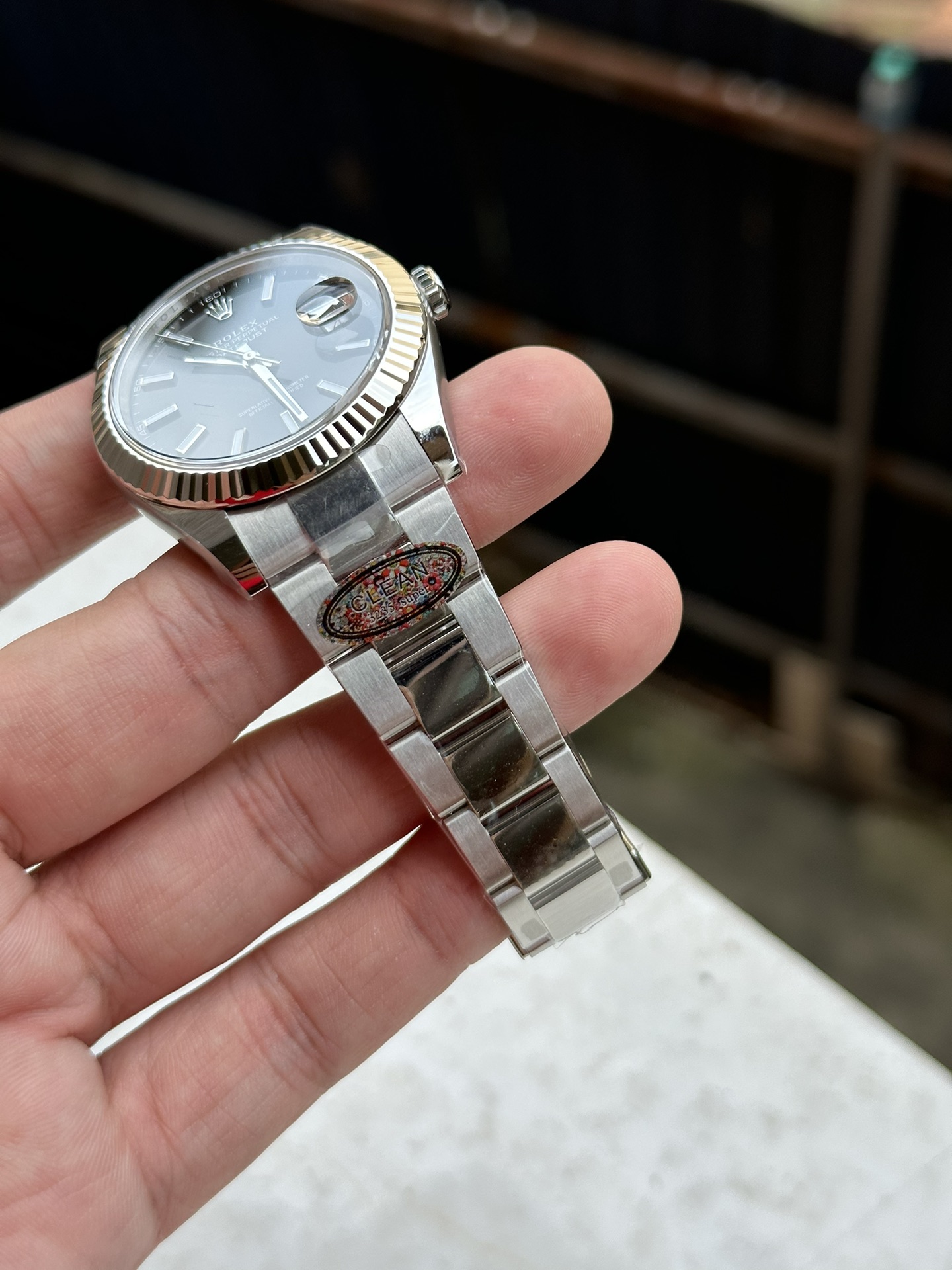 Clean Factory Watch Rolex Datejust 41mm 126334 Black Dial Fluted Bezel Luminous Hour Markers Oyster Bracelet SH3235 Movement 07 Clean Factory Watch Rolex Datejust 41mm 126334 Black Dial Fluted Bezel Luminous Hour Markers Oyster Bracelet SH3235 Movement 07