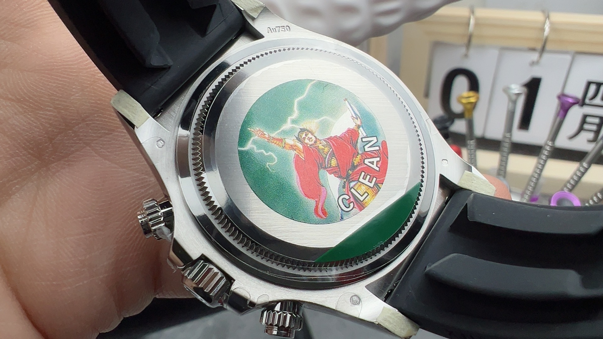 Clean Factory Watches Daytoan 126519 Black Dial Silver Chrono Sub Dial Black Ceramic Bezel Stainless Steel Case SH4131 Movement Oyster Bracelet 06 Clean Factory Watches Daytoan 126519 Black Dial Silver Chrono Sub Dial Black Ceramic Bezel Stainless Steel Case SH4131 Movement Oyster Bracelet 06