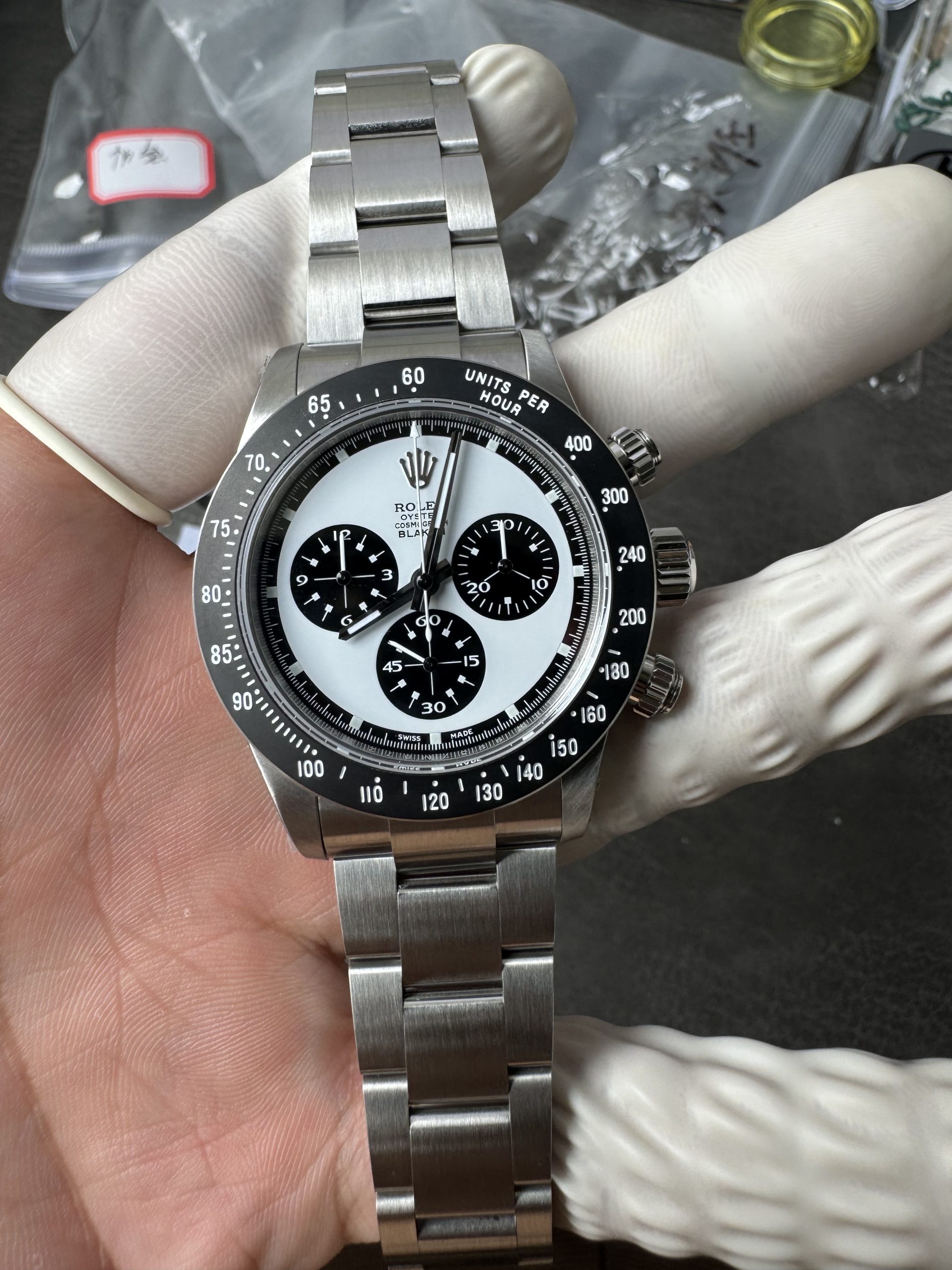 Premium Custom Paul Newman Daytona Blaken Daytona Vintage Line Limited Edition Base on Clean Factory 4130 Panda Daytona 03 Premium Custom Paul Newman Daytona Blaken Daytona Vintage Line Limited Edition Base on Clean Factory 4130 Panda Daytona 03