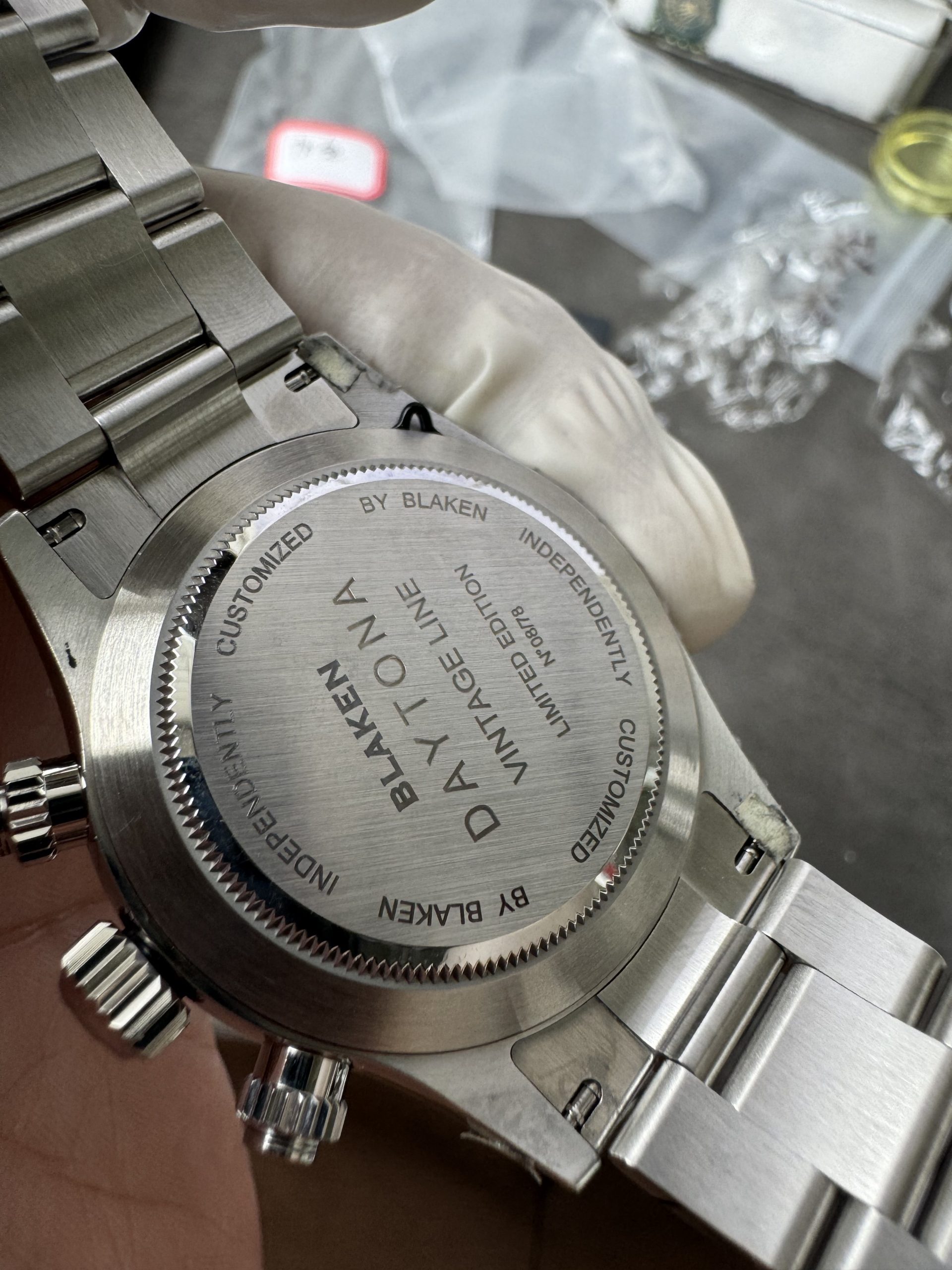 Premium Custom Paul Newman Daytona Blaken Daytona Vintage Line Limited Edition Base on Clean Factory 4130 Panda Daytona 06 Premium Custom Paul Newman Daytona Blaken Daytona Vintage Line Limited Edition Base on Clean Factory 4130 Panda Daytona 06