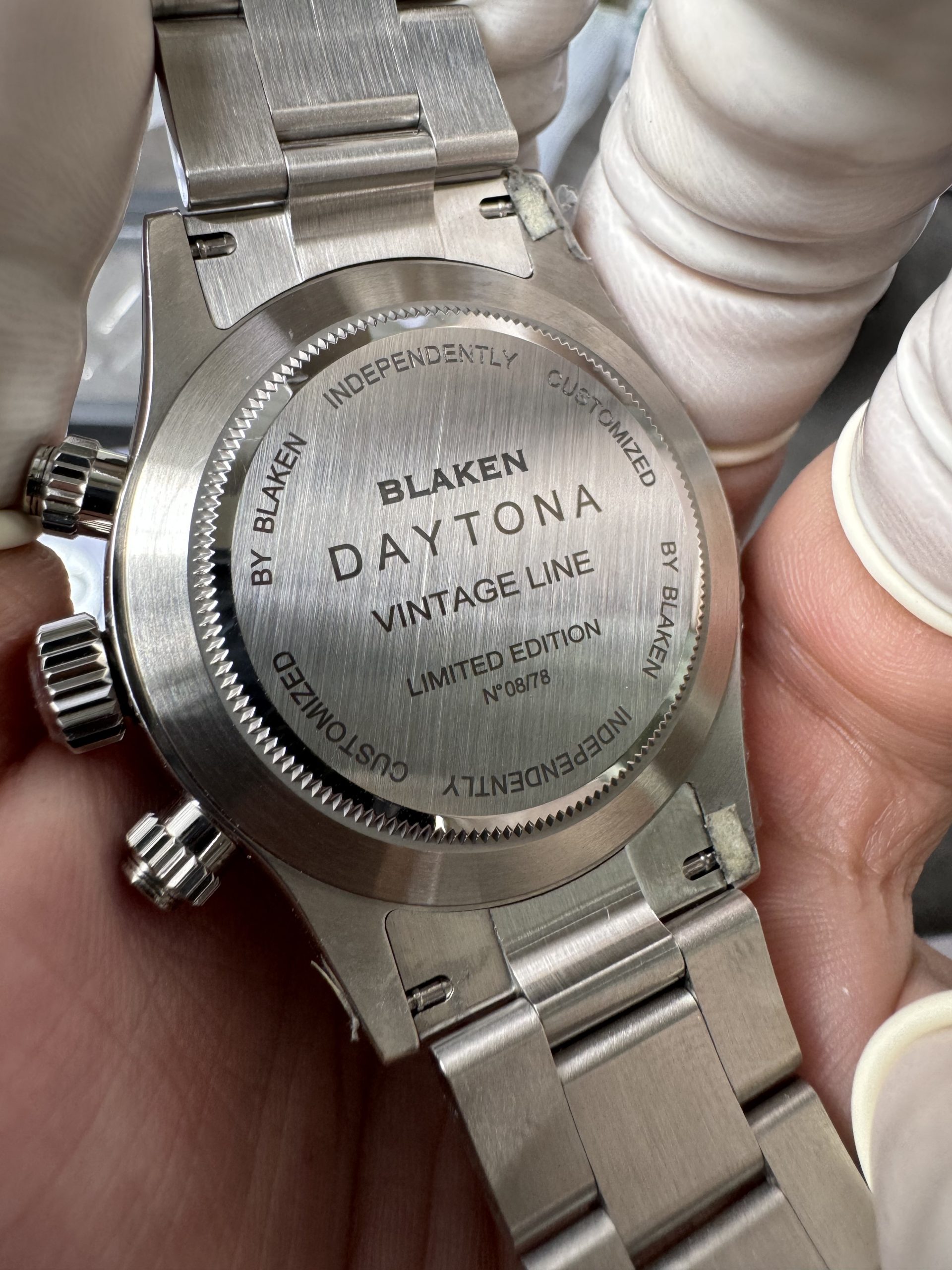 Premium Custom Paul Newman Daytona Blaken Daytona Vintage Line Limited Edition Base on Clean Factory 4130 Panda Daytona 07 Premium Custom Paul Newman Daytona Blaken Daytona Vintage Line Limited Edition Base on Clean Factory 4130 Panda Daytona 07