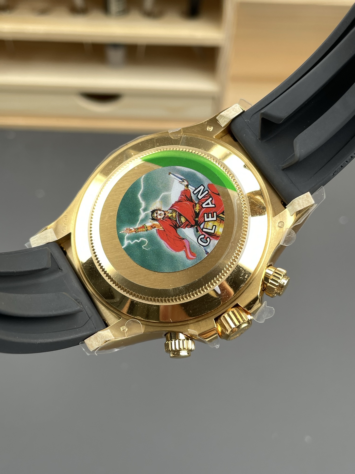 Clean Factory Watch Daytona 116518LN Meteorite Dial Black Chrono Sub Dial Yellow Gold Case Oysterflex Strap DD4130 Movement 06 Clean Factory Watch Daytona 116518LN Meteorite Dial Black Chrono Sub Dial Yellow Gold Case Oysterflex Strap DD4130 Movement 06