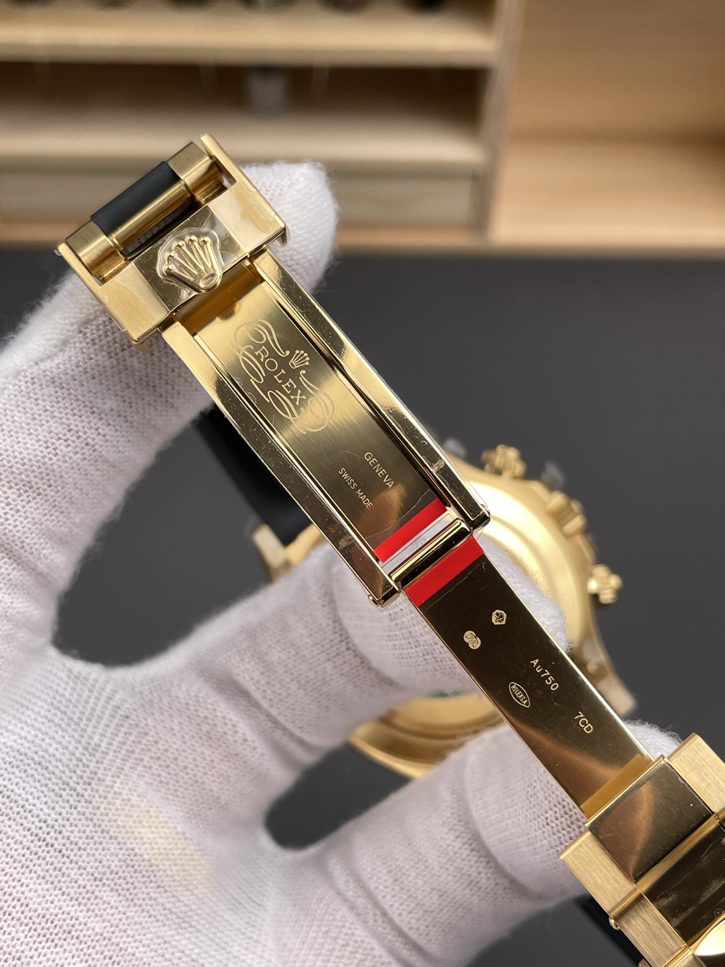 Clean Factory Watch Daytona 116518LN Meteorite Dial Black Chrono Sub Dial Yellow Gold Case Oysterflex Strap DD4130 Movement 07 Clean Factory Watch Daytona 116518LN Meteorite Dial Black Chrono Sub Dial Yellow Gold Case Oysterflex Strap DD4130 Movement 07