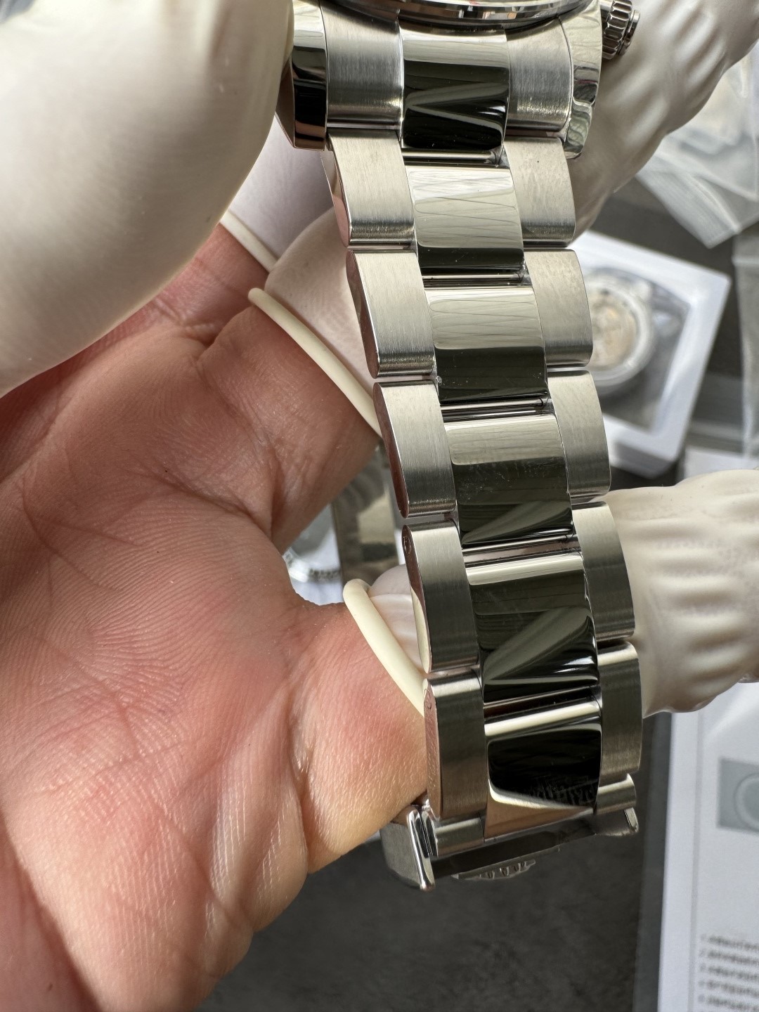 Super Clone Custom Daytona Panda 126500LN Genuine Grasses and ACE Free sprung Balance Caliber 4131 Movement RB White Dial APS Black Cerachrom Bezel 20 Super Clone Custom Daytona Panda 126500LN Genuine Grasses and ACE Free sprung Balance Caliber 4131 Movement RB White Dial APS Black Cerachrom Bezel 20