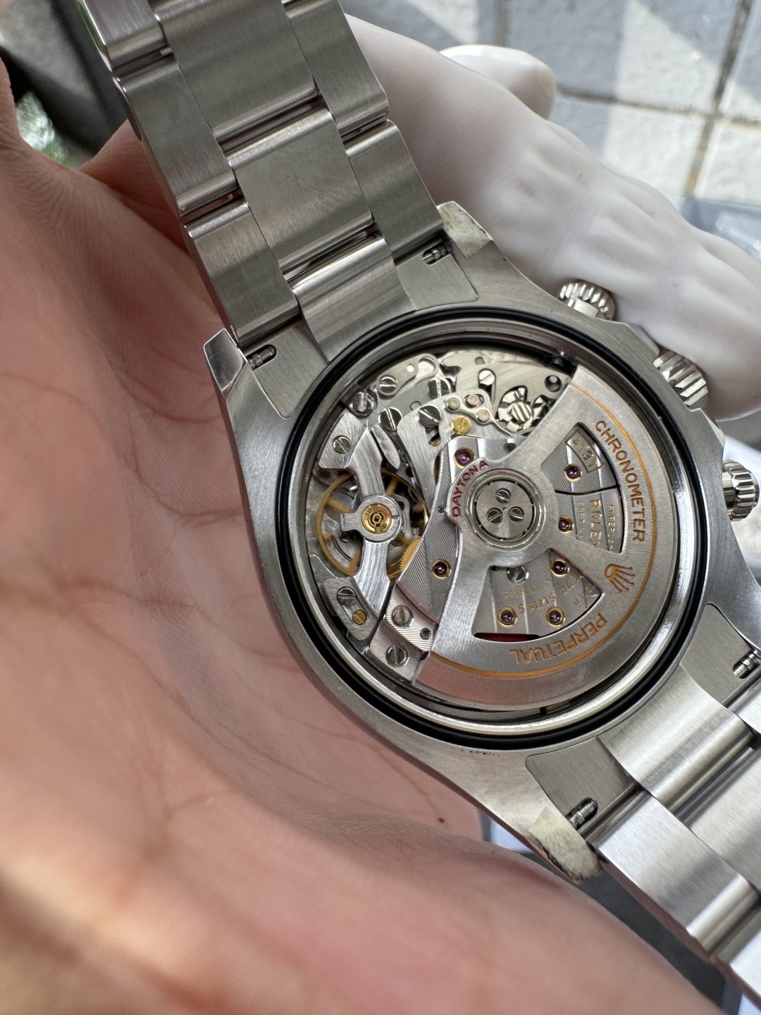 Super Clone Custom Daytona Panda 126500LN Genuine Grasses and ACE Free sprung Balance Caliber 4131 Movement RB White Dial APS Black Cerachrom Bezel 27 Super Clone Custom Daytona Panda 126500LN Genuine Grasses and ACE Free sprung Balance Caliber 4131 Movement RB White Dial APS Black Cerachrom Bezel 27