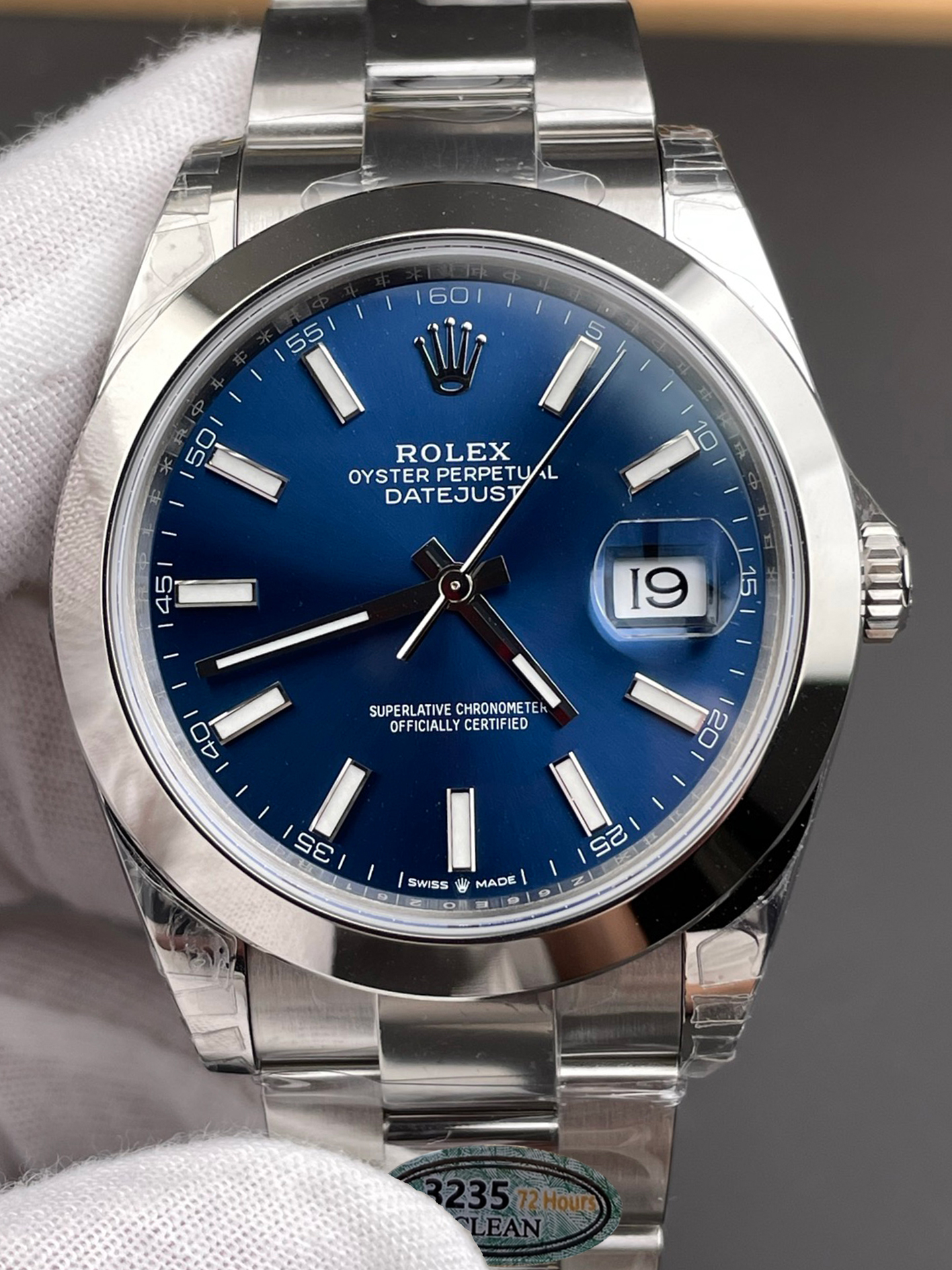 Clean Factory Datejust 41 126300 Blue Dial Smooth Bezel 904L Stainless Steel DD3235 Movement 72 Hours Power Reserve Oyster Bracelet 00 Clean Factory Datejust 41 126300 Blue Dial Smooth Bezel 904L Stainless Steel DD3235 Movement 72 Hours Power Reserve Oyster Bracelet 00