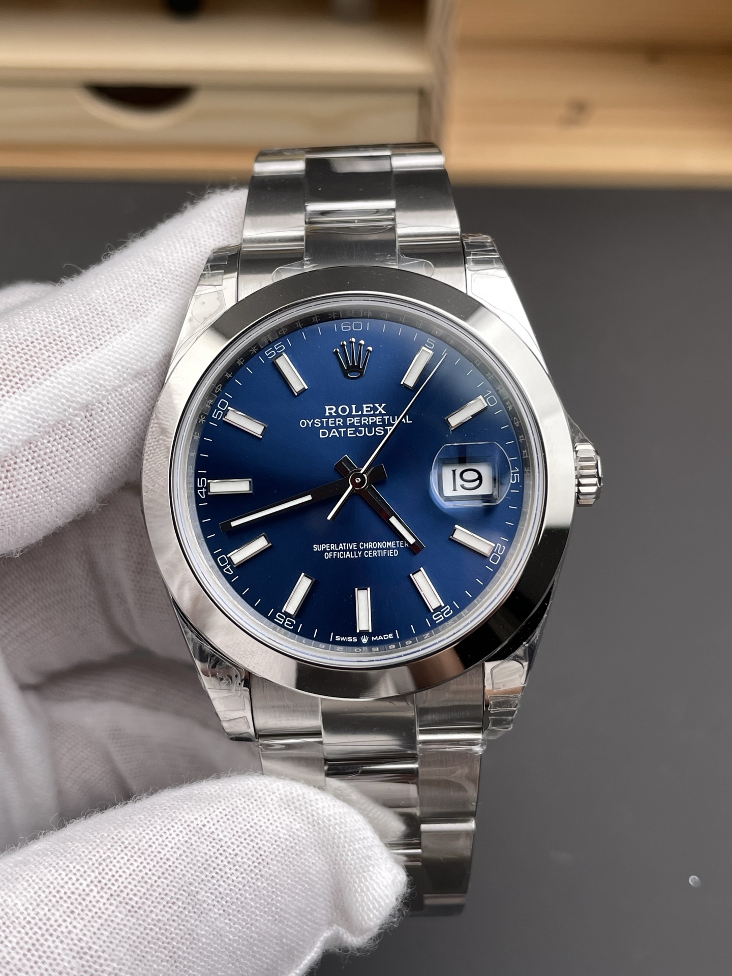 Clean Factory Datejust 41 126300 Blue Dial Smooth Bezel 904L Stainless Steel DD3235 Movement 72 Hours Power Reserve Oyster Bracelet 01 Clean Factory Datejust 41 126300 Blue Dial Smooth Bezel 904L Stainless Steel DD3235 Movement 72 Hours Power Reserve Oyster Bracelet 01