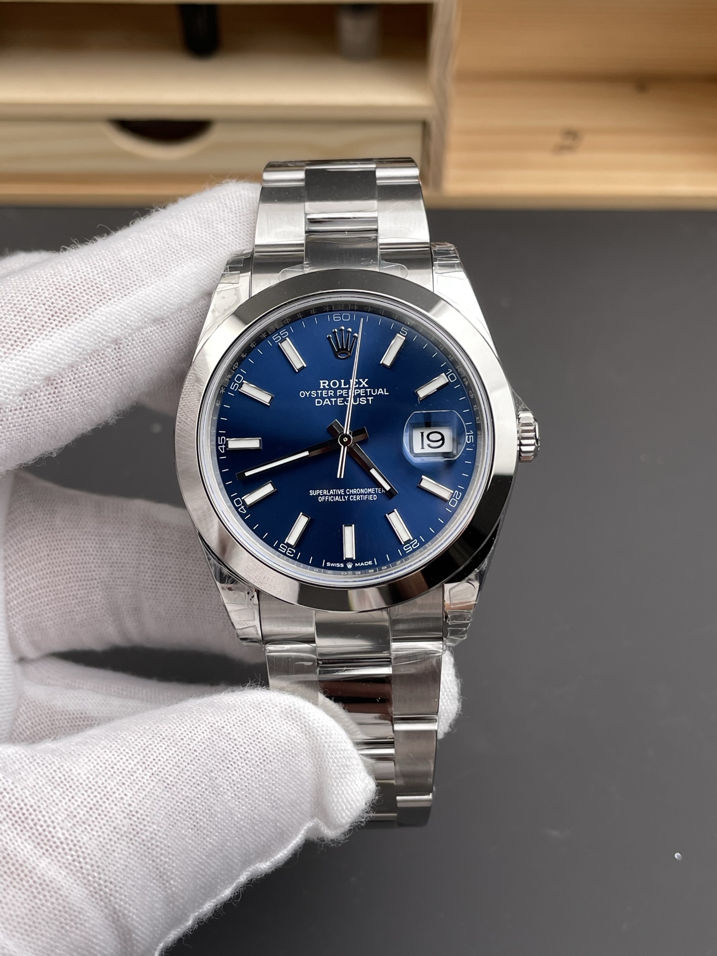 Clean Factory Datejust 41 126300 Blue Dial Smooth Bezel 904L Stainless Steel DD3235 Movement 72 Hours Power Reserve Oyster Bracelet 02 Clean Factory Datejust 41 126300 Blue Dial Smooth Bezel 904L Stainless Steel DD3235 Movement 72 Hours Power Reserve Oyster Bracelet 02
