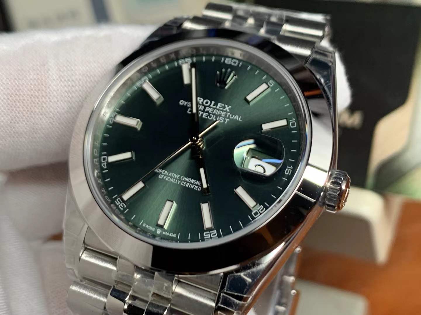 Clean Factory Watch Datejust 41 Ref 126300 Mint Green Dial Smooth Bezel 904L Steel Case and Jubilee Bracelet DanDong 3235 Movement 05 Clean Factory Watch Datejust 41 Ref 126300 Mint Green Dial Smooth Bezel 904L Steel Case and Jubilee Bracelet DanDong 3235 Movement 05