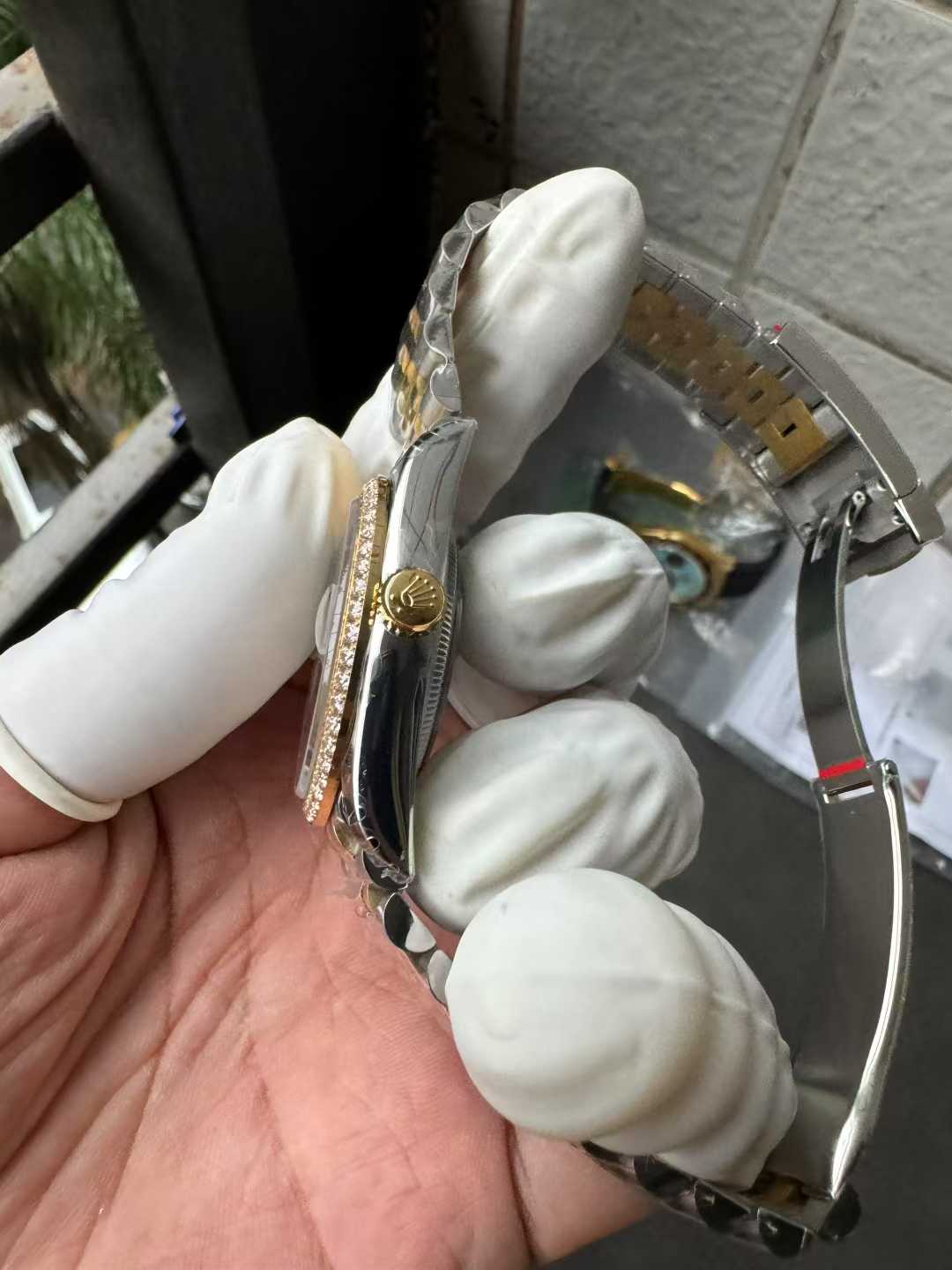 Clean Factory DateJust 36 Wimbledon 126283RBR Slate Dial Roma Indexes 904L Steel Case Yellow Gold Two Tone Jubilee Bracelet DD3235 Movement 06 Clean Factory DateJust 36 Wimbledon 126283RBR Slate Dial Roma Indexes 904L Steel Case Yellow Gold Two Tone Jubilee Bracelet DD3235 Movement 06