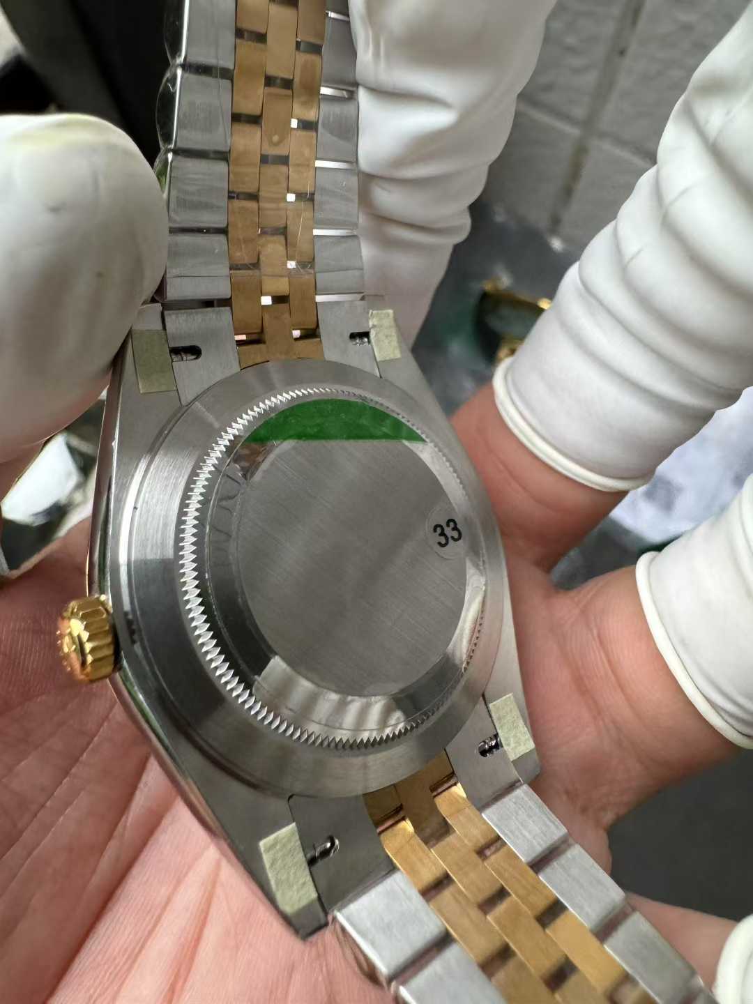 Clean Factory DateJust 41 126303 Wimbledon Slate Dial with Roma Indexes Yellow Gold Smooth Bezel Two Tone Jubilee Bracelet DD 3235 Movement 08 Clean Factory DateJust 41 126303 Wimbledon Slate Dial with Roma Indexes Yellow Gold Smooth Bezel Two Tone Jubilee Bracelet DD 3235 Movement 08