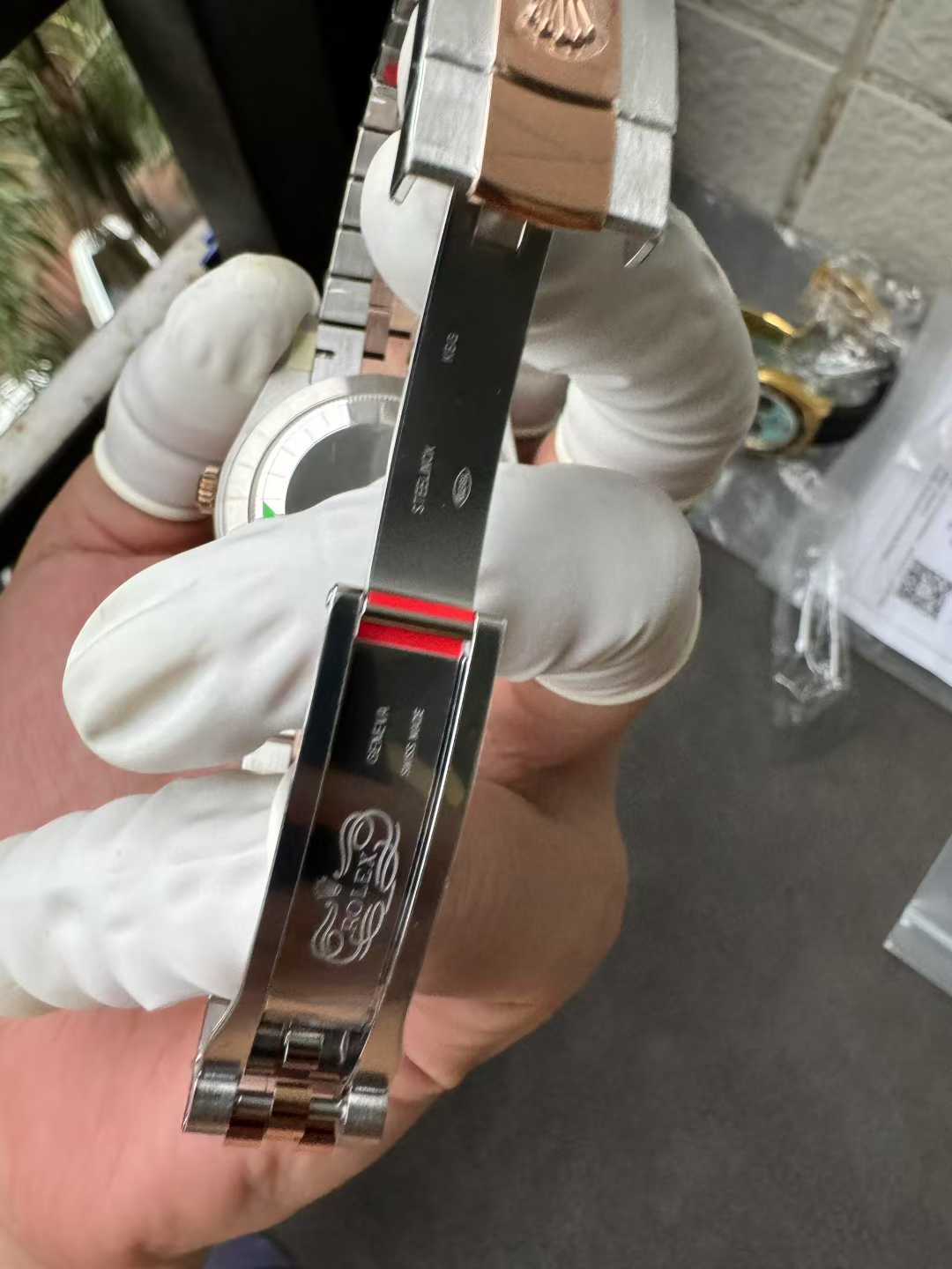 Clean Factory DateJust 41 126331 Wimbledon Slate Dial with Roma Indexes Rose Gold Smooth Bezel Two Tone Jubilee Bracelet DD 3235 Movement 08 Clean Factory DateJust 41 126331 Wimbledon Slate Dial with Roma Indexes Rose Gold Smooth Bezel Two Tone Jubilee Bracelet DD 3235 Movement 08