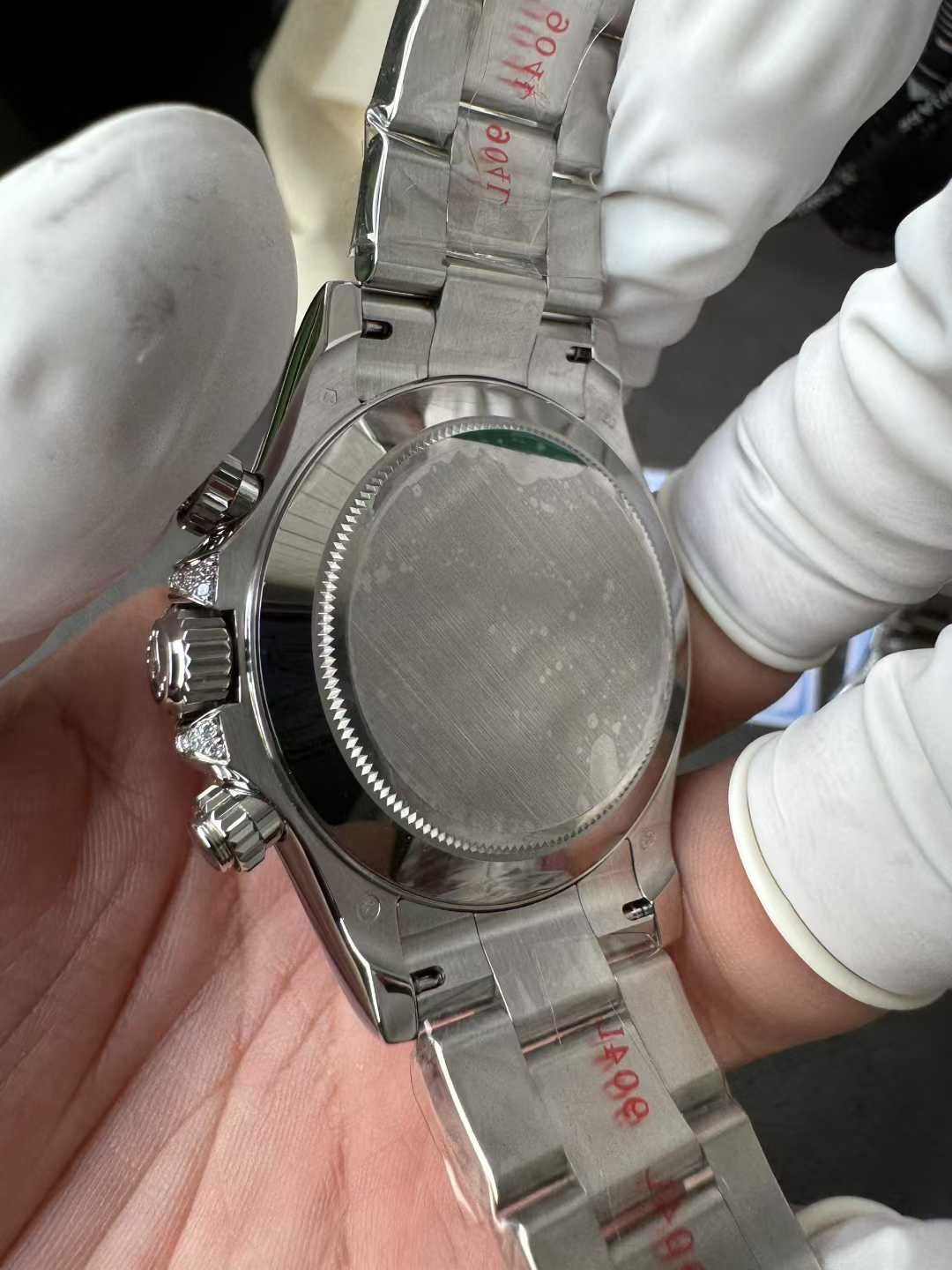 Clean Factory Watch Rolex Ruby Daytona 126599TRU Black Dial Baguette Ruby Bezel TRU Daytona Gem Set DanDong 4131 Movement 07 Clean Factory Watch Rolex Ruby Daytona 126599TRU Black Dial Baguette Ruby Bezel TRU Daytona Gem Set DanDong 4131 Movement 07