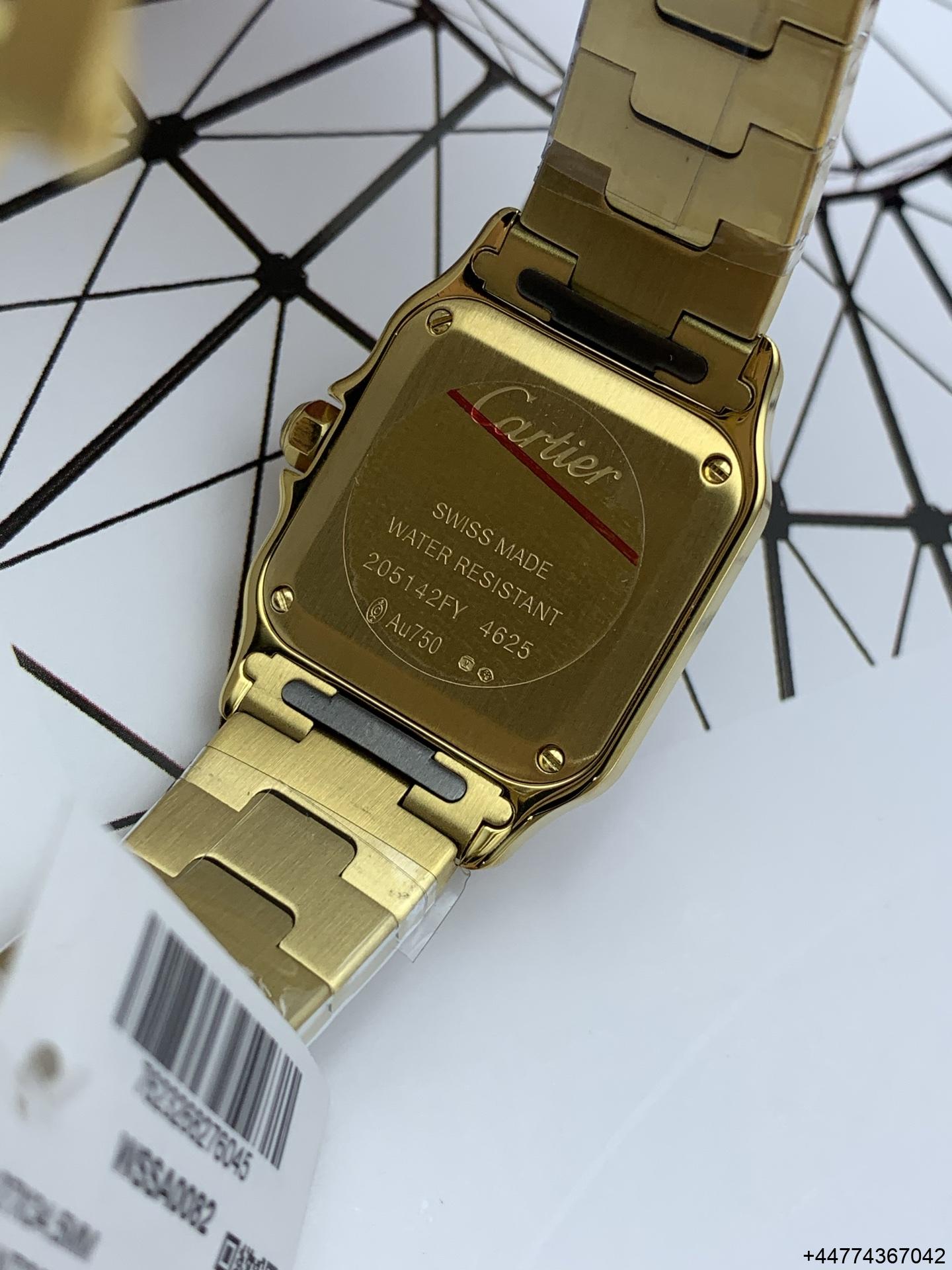 Super Clone Watch Santos Yellow Gold Case 07 Super Clone Watch Santos Yellow Gold Case 07