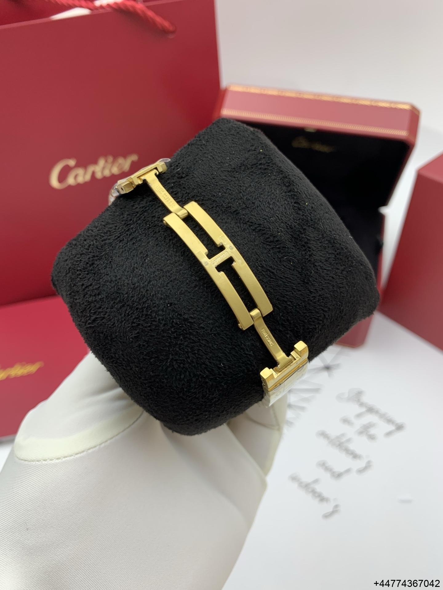 Super Clone Watch Santos Yellow Gold Case 08 Super Clone Watch Santos Yellow Gold Case 08